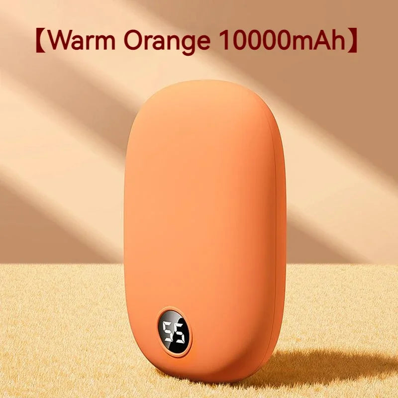 10000mAh 2-in-1 Hand Warmer & Power Bank – USB Rechargeable for Cold Weather