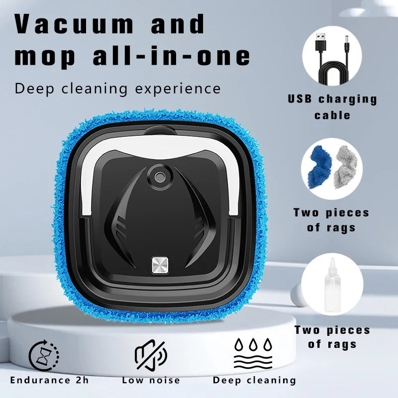 Robot Vacuum Cleaner & Mop All-in-One – Wet & Dry Dual Mode
