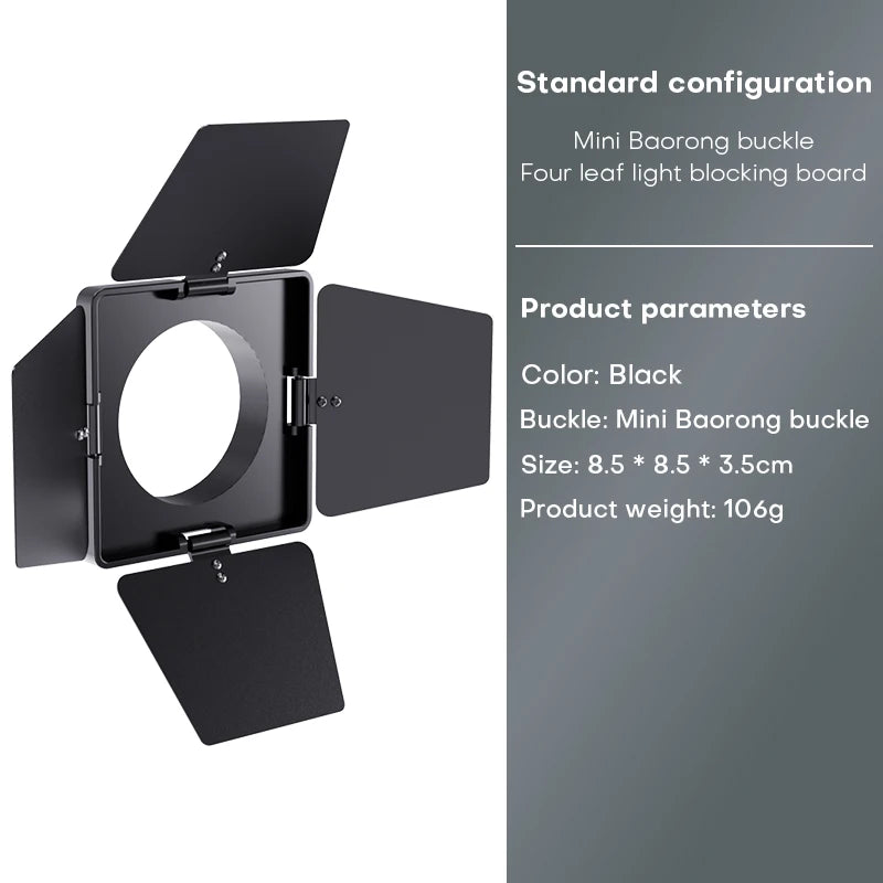 80W Dual Colour Temperature COB LED Video Light with Bowens Mount