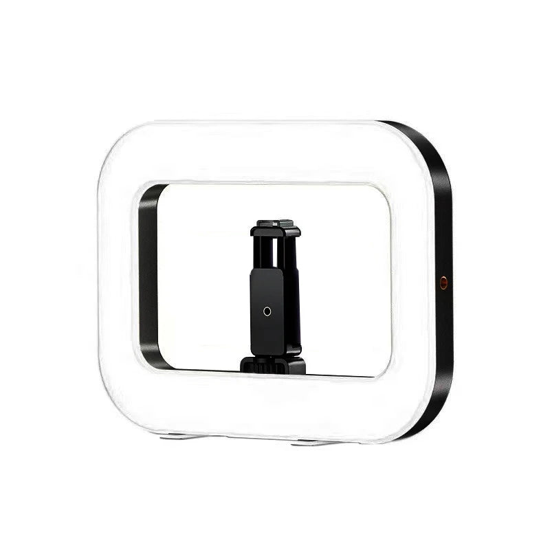 Portable Handheld Ring LED Light for Mobile Live Streaming & Selfies