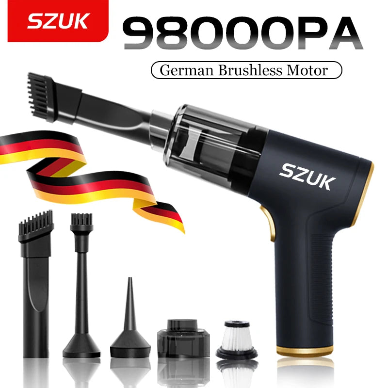 SZUK 98000PA Wireless Car Vacuum Cleaner with Brushless Motor