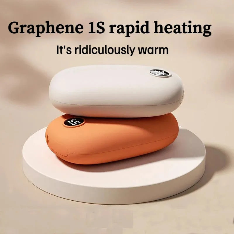 10000mAh 2-in-1 Hand Warmer & Power Bank – USB Rechargeable for Cold Weather