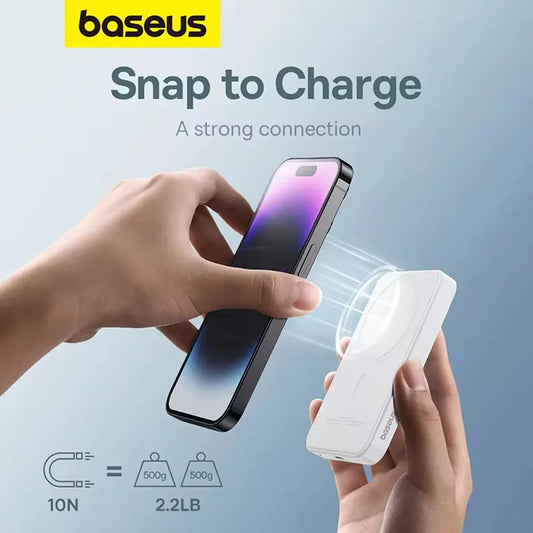 Baseus 20W MagSafe Power Bank 5000mAh – Compact & Lightweight