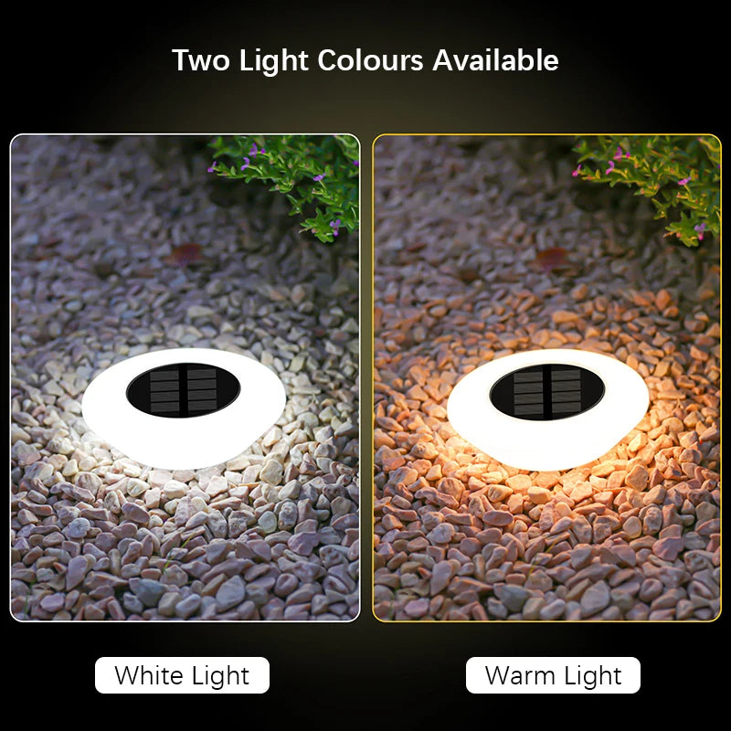 Solar Garden Ground Lights – 14 LED Waterproof IP65