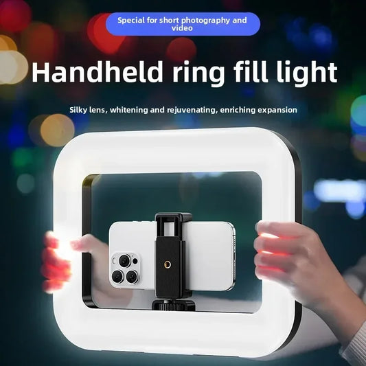 Portable Handheld Ring LED Light for Photography & Selfies
