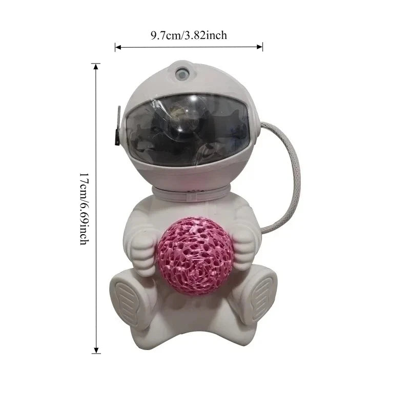 Astronaut Starry Nebula Galaxy Projector – LED Ceiling Lamp for Bedroom