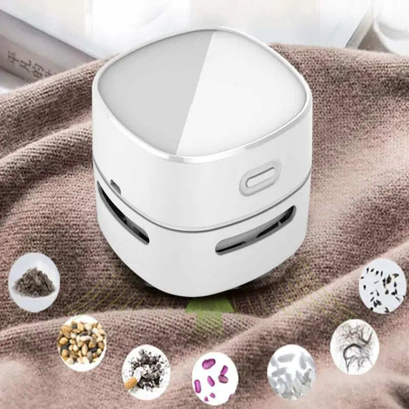 Portable Wireless Mini Desktop Vacuum Cleaner for Office & Home