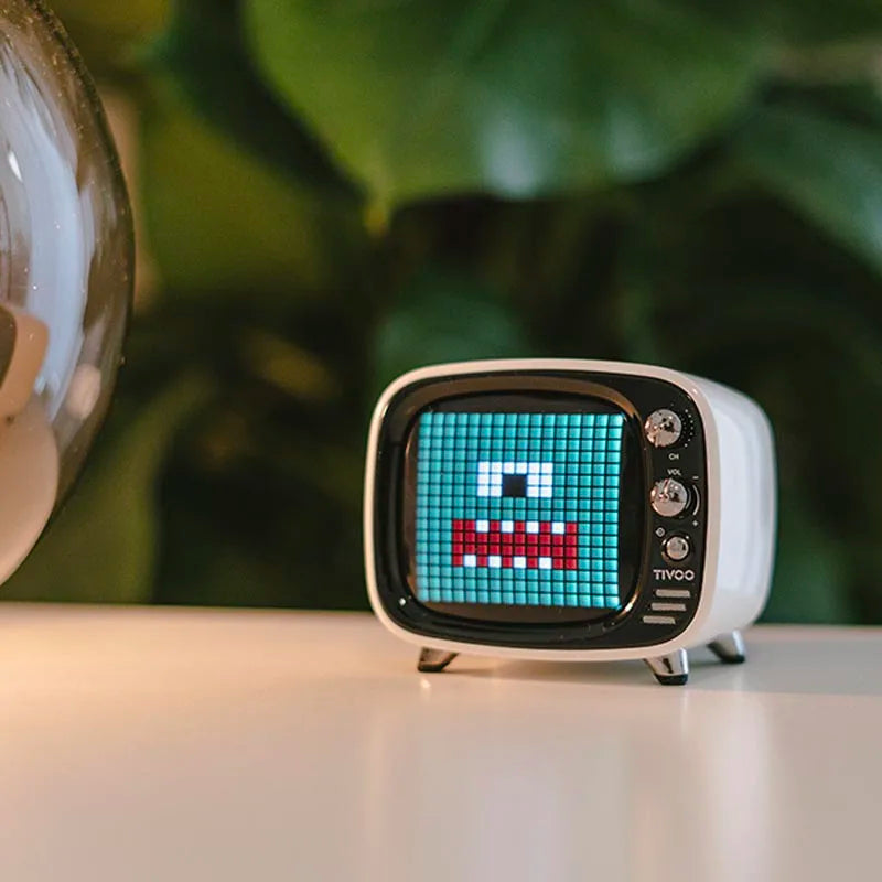 Divoom TIVOO Pixel TV Bluetooth Speaker with App Control & Alarm Clock