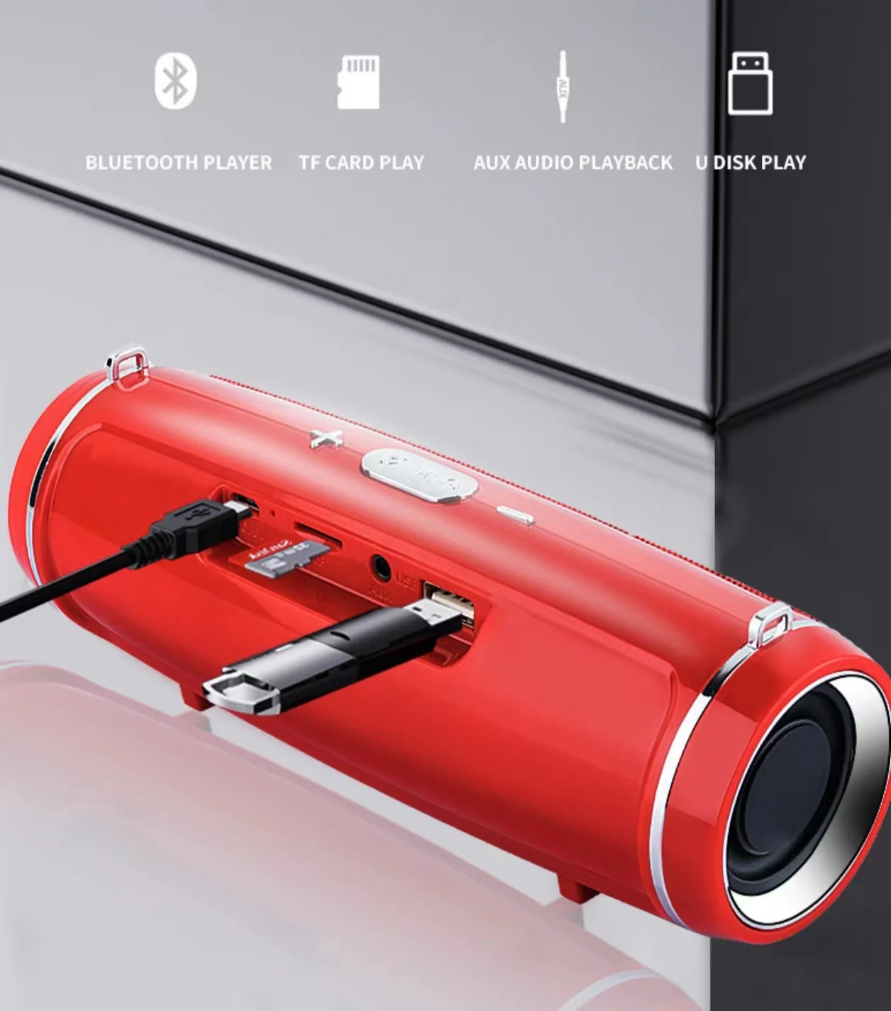 200W Portable Bluetooth Speaker – IPX7 Waterproof Outdoor Subwoofer