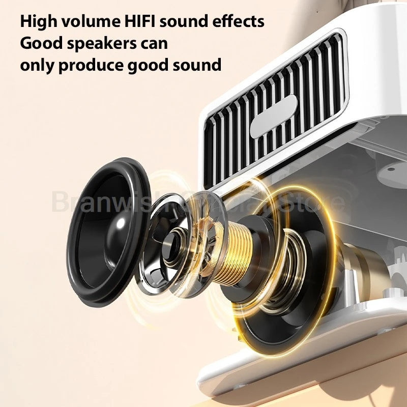 5W Vinyl Retro Bluetooth Speaker – Home Décor & Gift