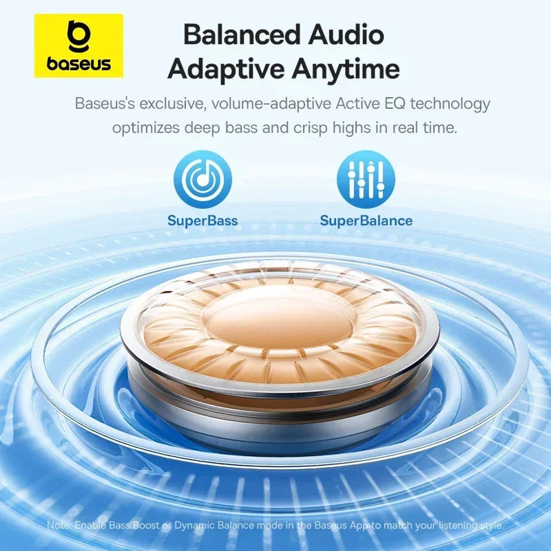 Baseus EP10 Pro ANC Earbuds – -50dB, Bluetooth 6.0, 55Hr