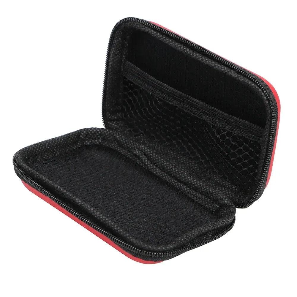 Portable Travel Cable Organiser Bag – Zipper Storage for Earphones & Chargers