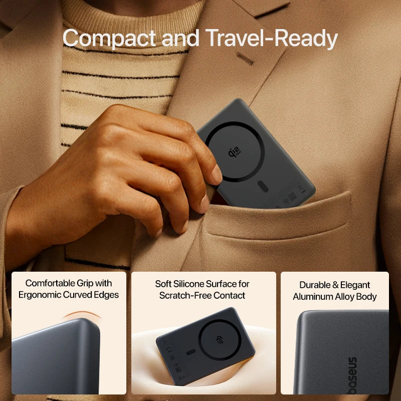 Baseus Qi2.2 25W Wireless Power Bank 10000mAh with PD 45W