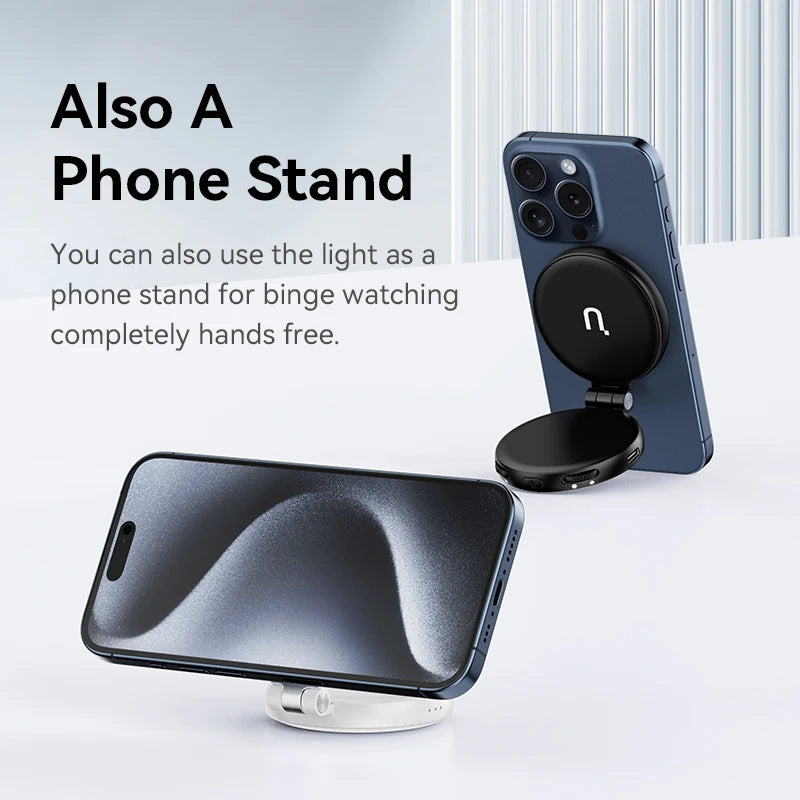 Ulanzi LM19 Bi-Colour MagSafe LED Light & Phone Stand for iPhone