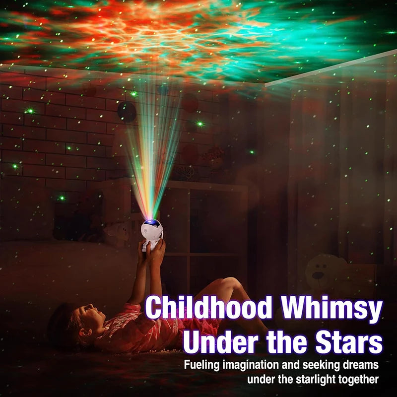 Astronaut Galaxy Projector Night Light for Kids Bedroom