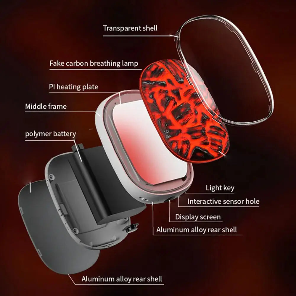 Rechargeable Hand Warmer 1500mAh – Electric Pocket Heater & Power Bank