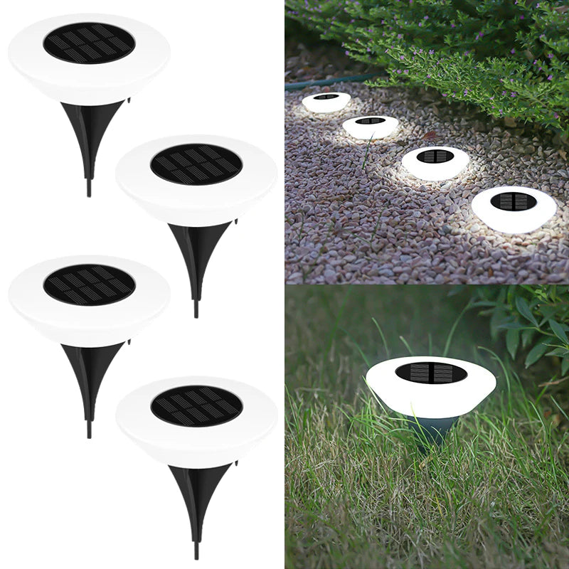 Solar Garden Ground Lights – 14 LED Waterproof IP65