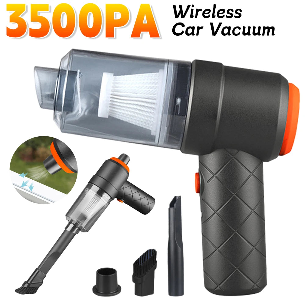 Portable Wireless Car Vacuum Cleaner 3500PA 120W for Car & Home