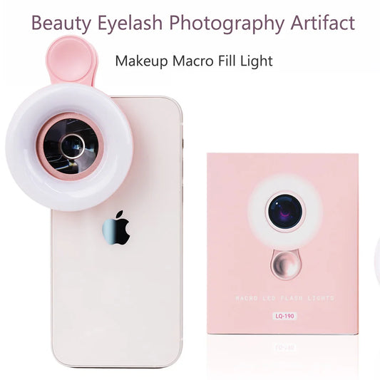 15X Zoom Macro Lens with LED Light – Clip-On Phone Magnifier