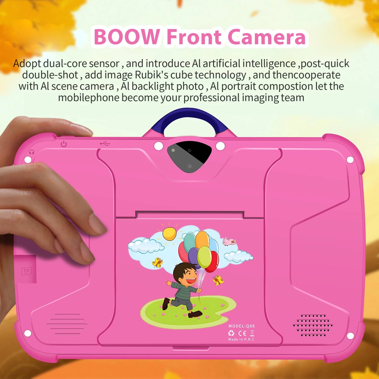 Kids Tablet 7" Android 13 – 4GB RAM, 64GB, Dual Camera