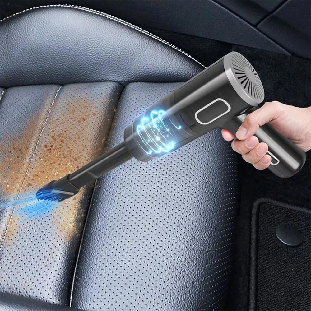Mini Wireless Car Vacuum Cleaner 29000PA – USB Rechargeable