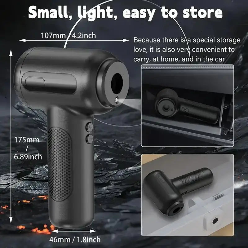 2-in-1 Cordless Air Duster & Vacuum Cleaner for Keyboard & PC