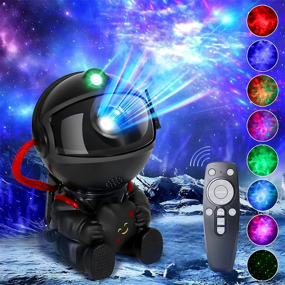 Astronaut Galaxy Projector – Starry Nebula LED Ceiling Lamp, Kids Gift
