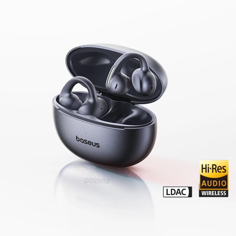 Baseus MC1 Pro Open-Ear Clip Wireless Earphones – 40Hr, 4-Mic ENC
