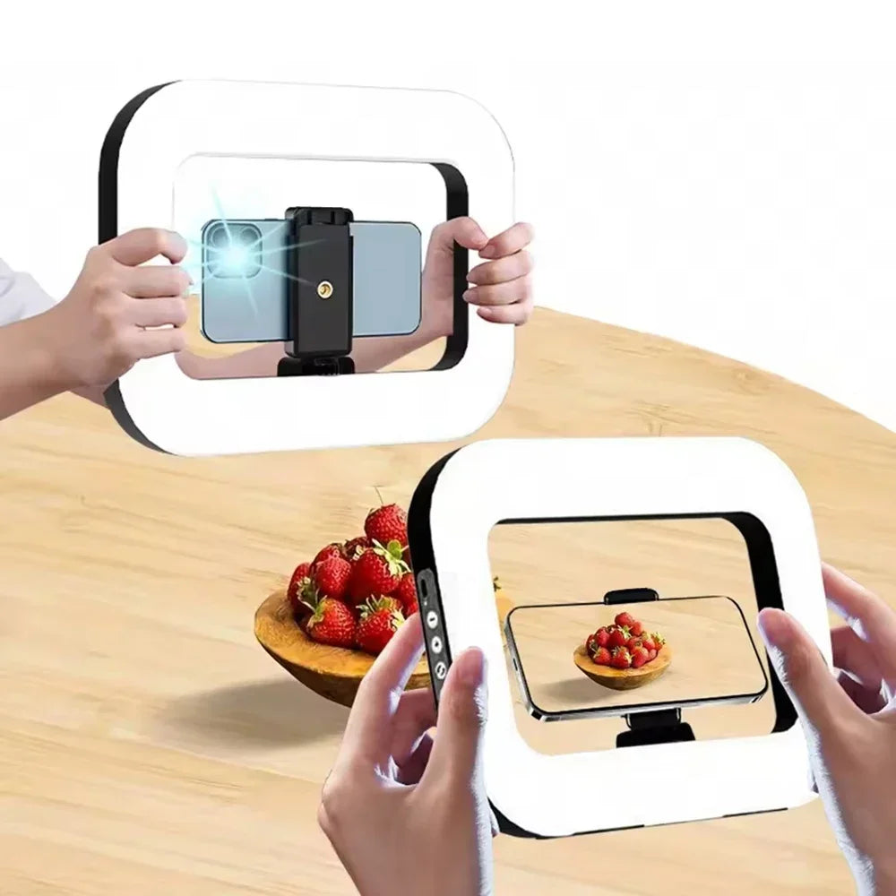 Portable Handheld Ring LED Light for Photography & Selfies