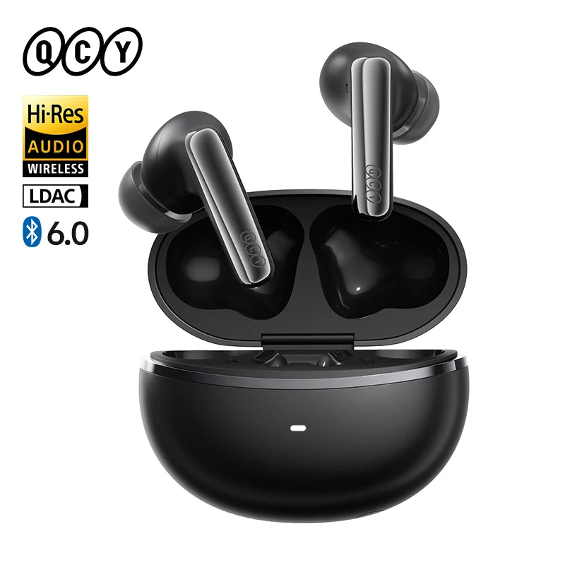 QCY MeloBuds N70 Adaptive ANC Earbuds – -56dB, 50Hr