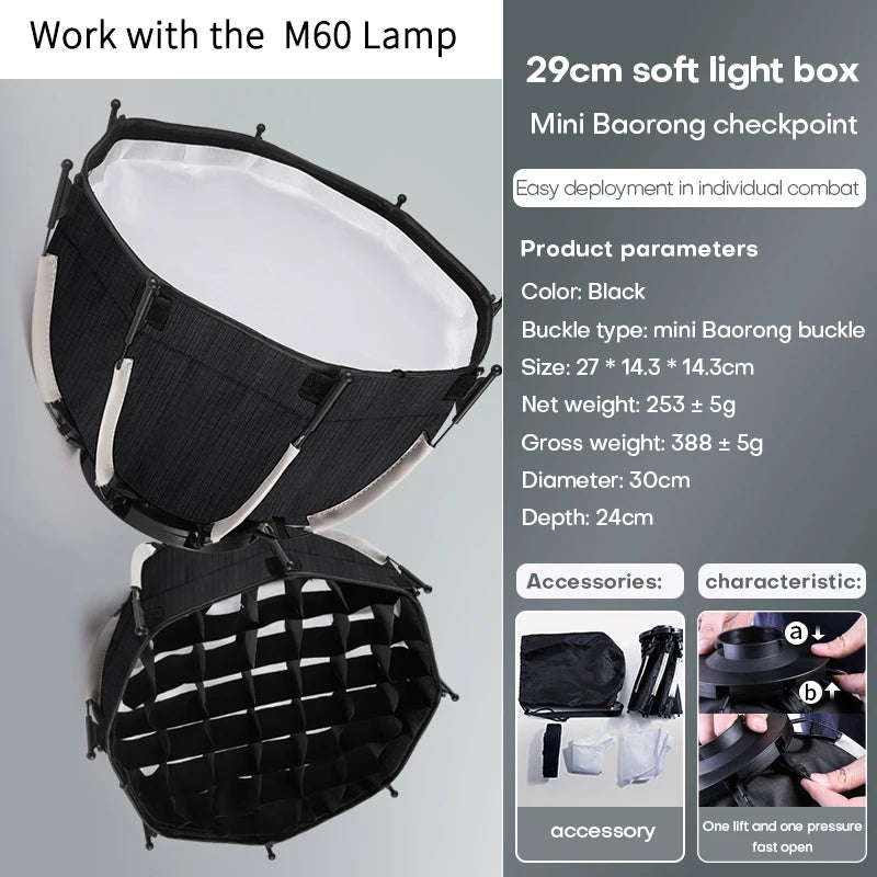 RGB Portable LED Video Light 10000mAh for Vlogging & Streaming