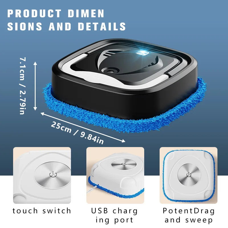 Robot Vacuum Cleaner & Mop All-in-One – Wet & Dry Dual Mode