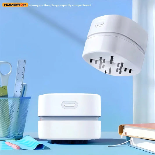 HOMEFISH Handheld Desktop Vacuum Cleaner for Students & Car