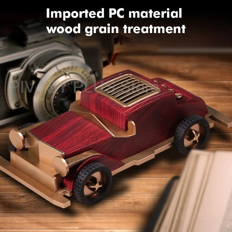 5W Retro Car Bluetooth Speaker – Portable with 8Hr Playtime