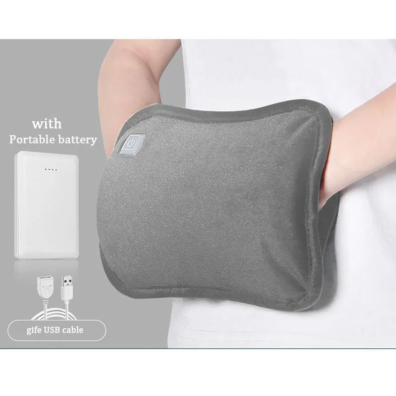 USB Rechargeable Graphene Hot Water Bag & Hand Warmer – Adjustable Temperature