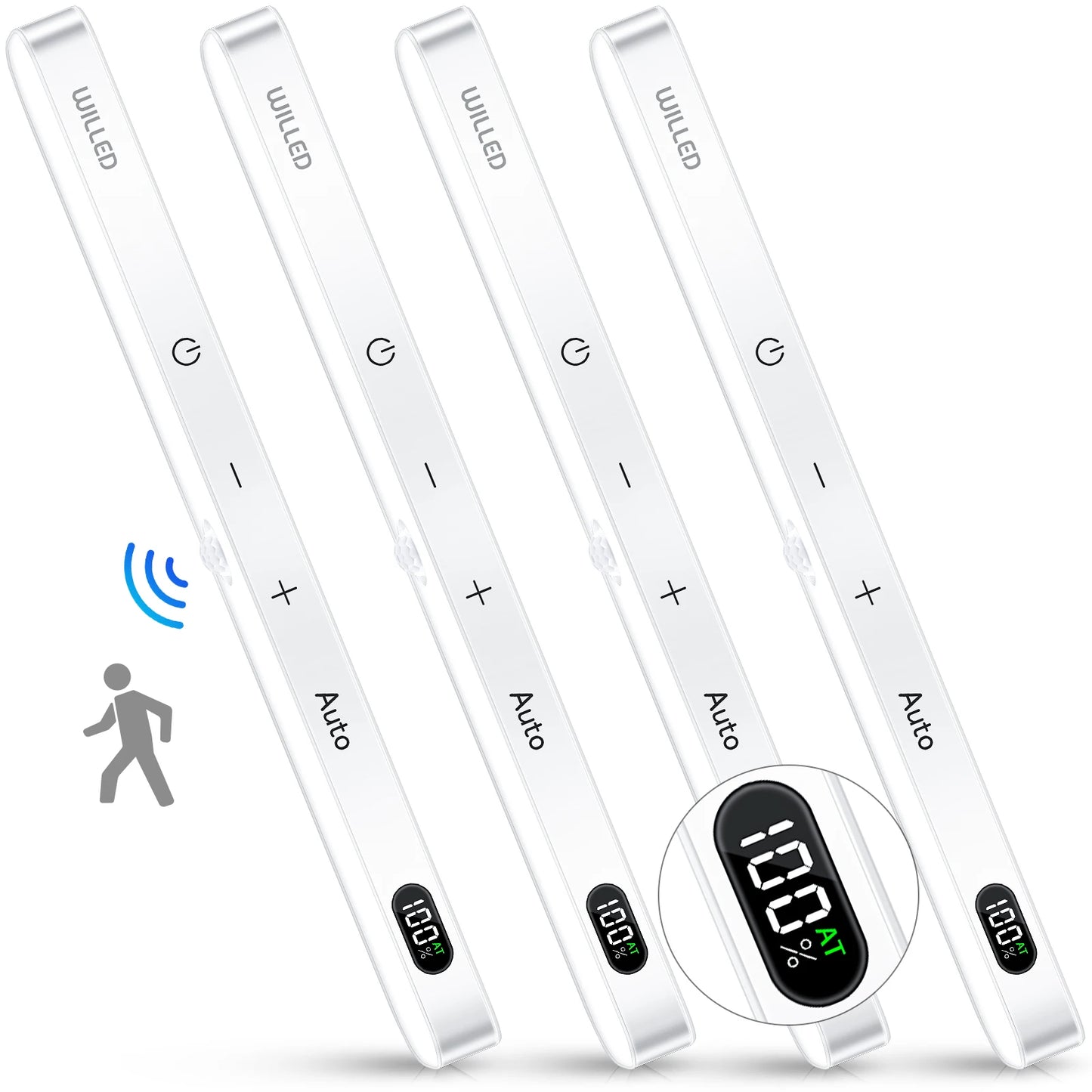 60 LED Motion Sensor Cabinet Light – Rechargeable with Touch Control