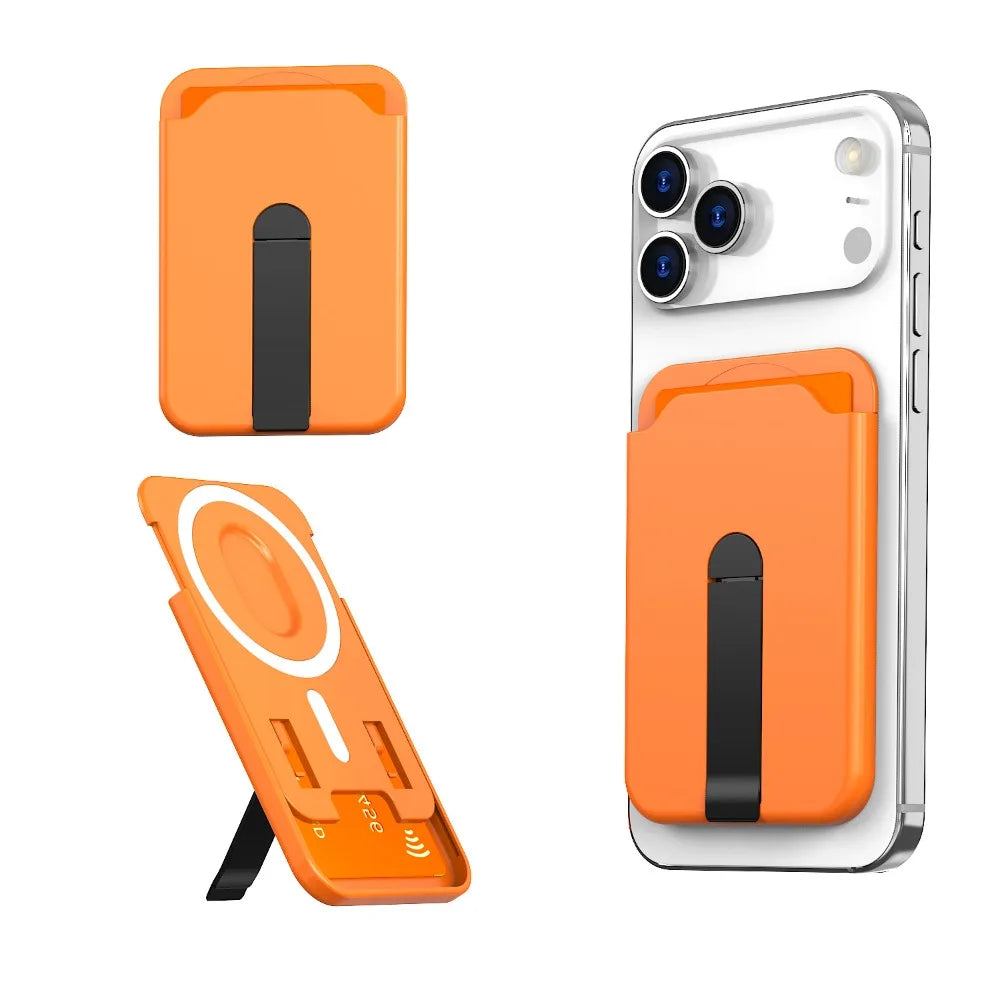 MagSafe Magnetic Wallet Case & Phone Stand for iPhone 15, 16 & 17 Pro Max