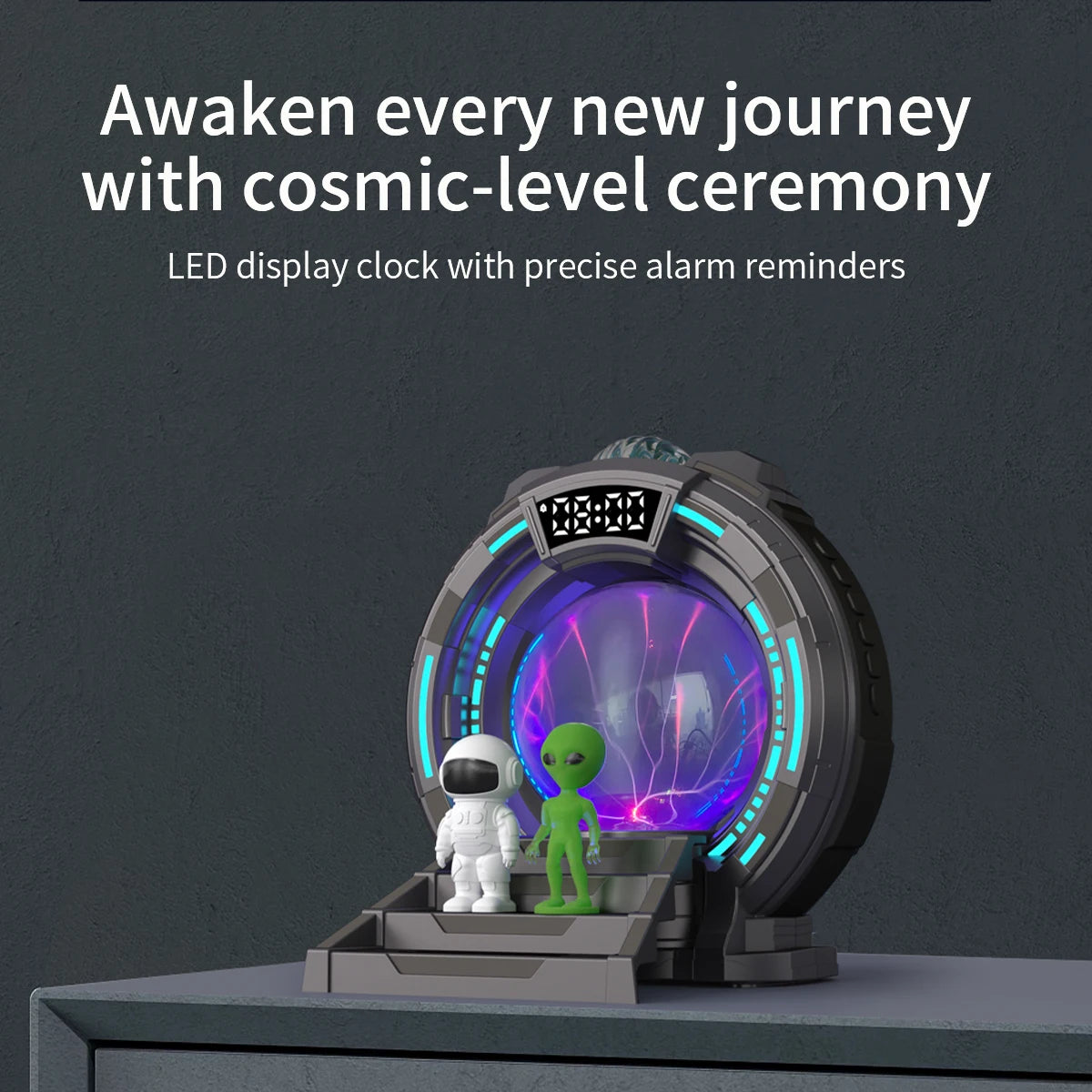 Stargate Lander Astronaut LED Projector – Night Light & Bluetooth Speaker