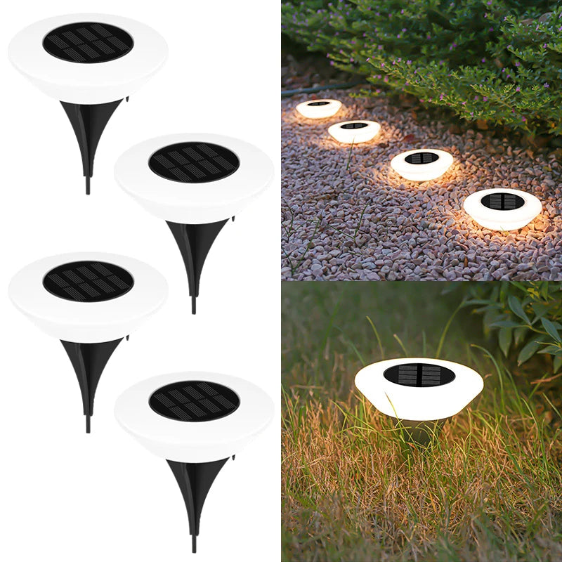 Solar Garden Ground Lights – 14 LED Waterproof IP65