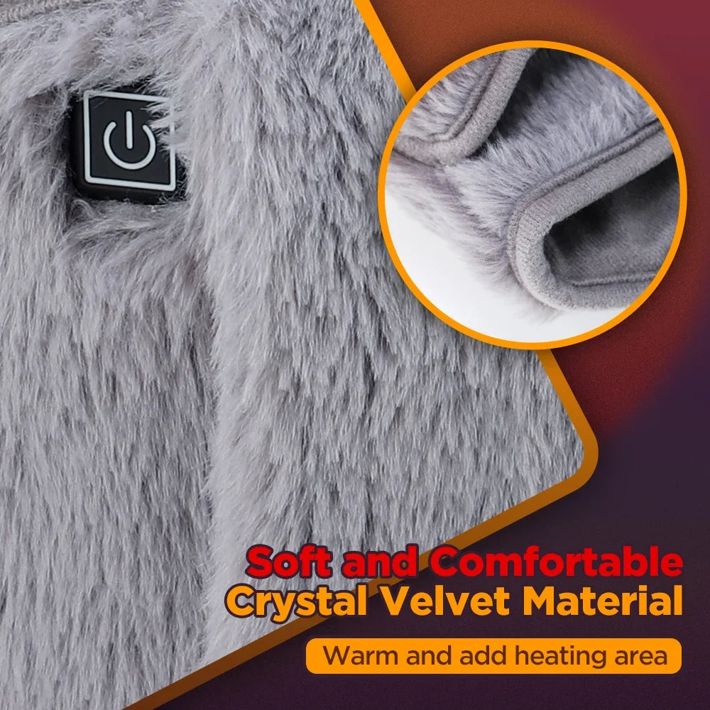 Portable Plush Hand & Foot Warmer – USB Rechargeable for Home & Winter