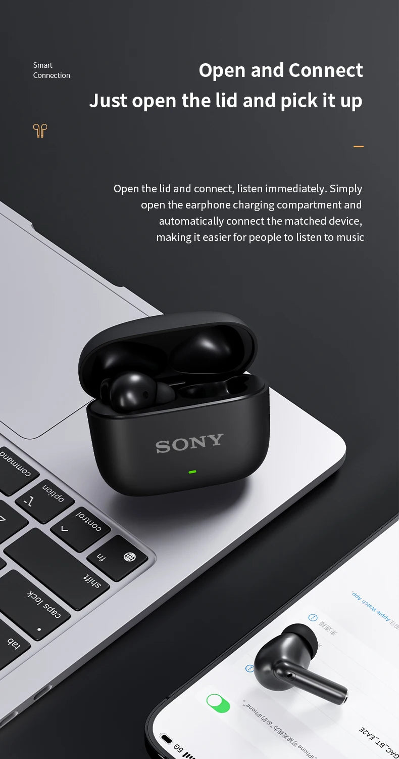 SONY S300 TWS Wireless Earphones – HiFi Stereo, Waterproof with Mic