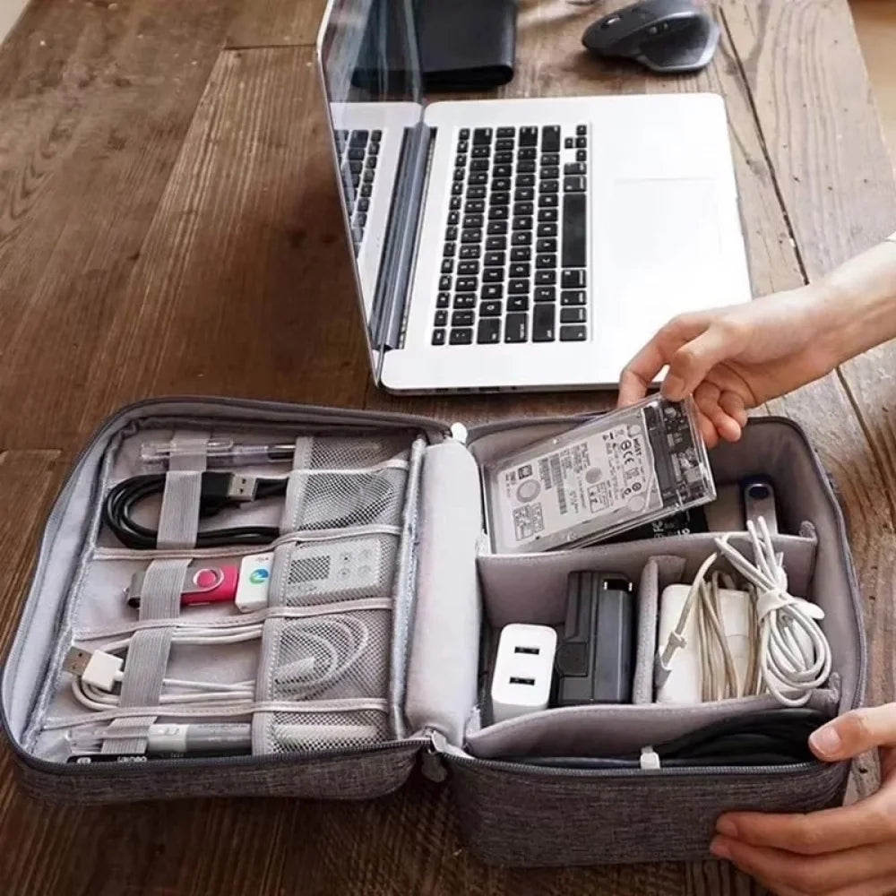 Waterproof Cable & Headphone Organiser Bag for Travel