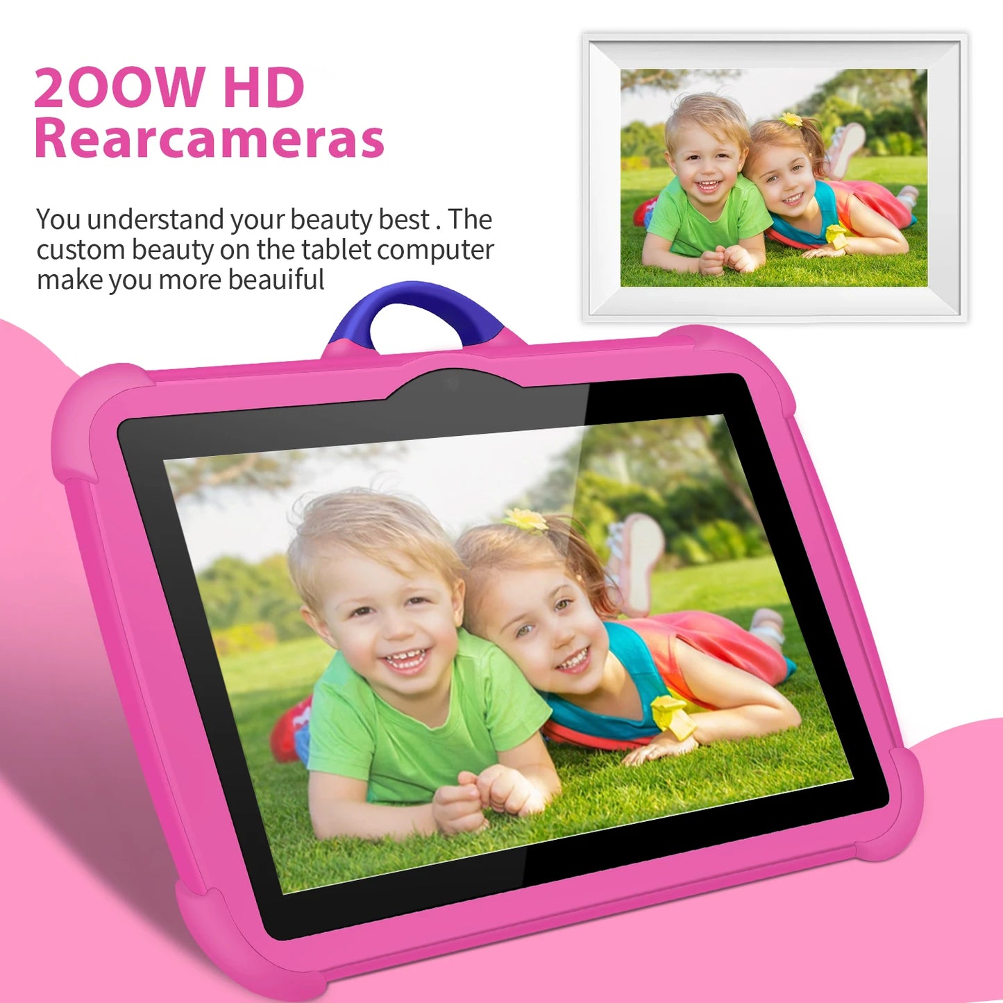Kids Tablet 7" Android 13 – 4GB RAM, 64GB, Dual Camera