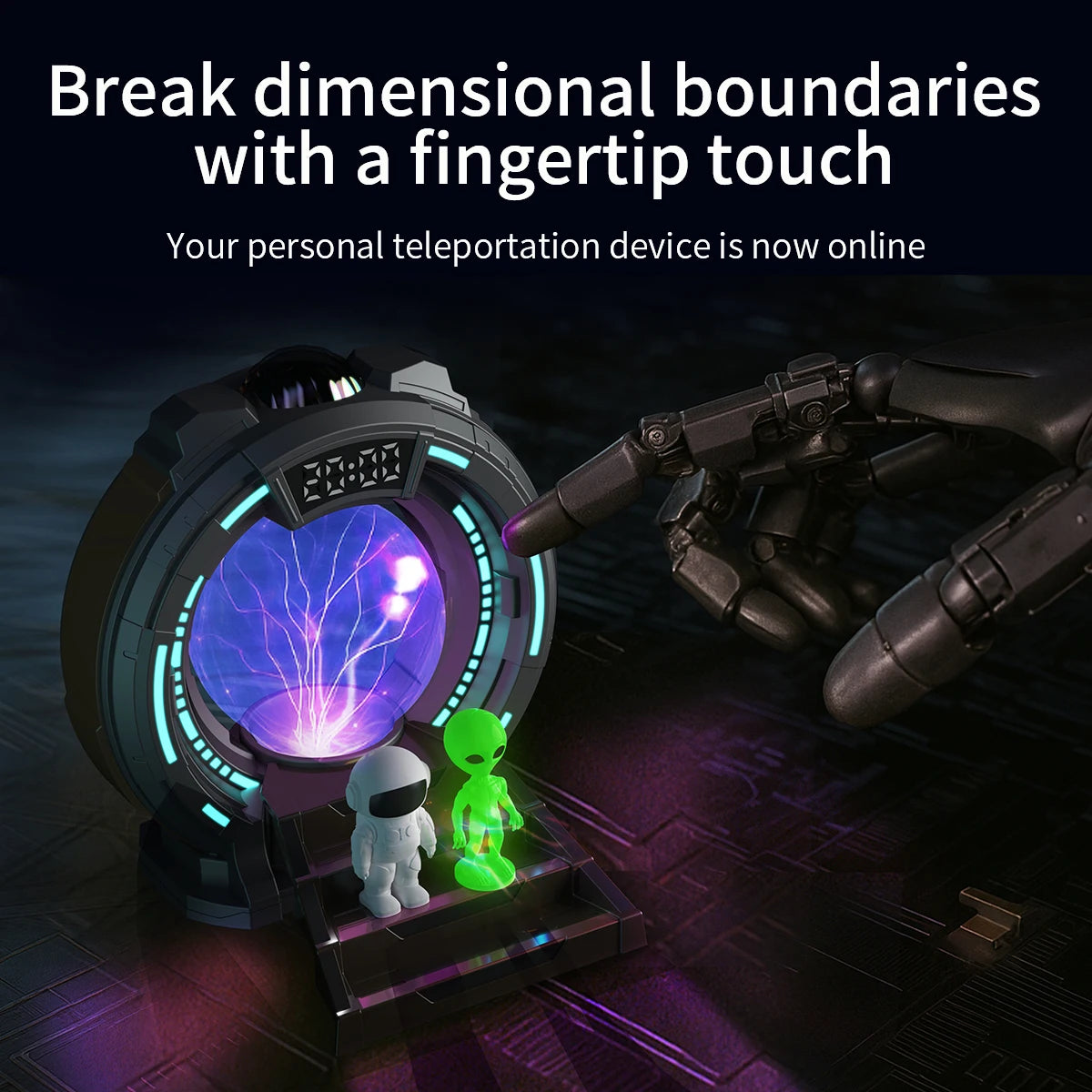 Stargate Lander Astronaut LED Projector – Night Light & Bluetooth Speaker