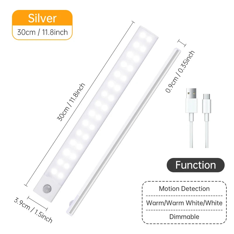 Wireless LED Motion Sensor Night Light for Cabinet & Kitchen