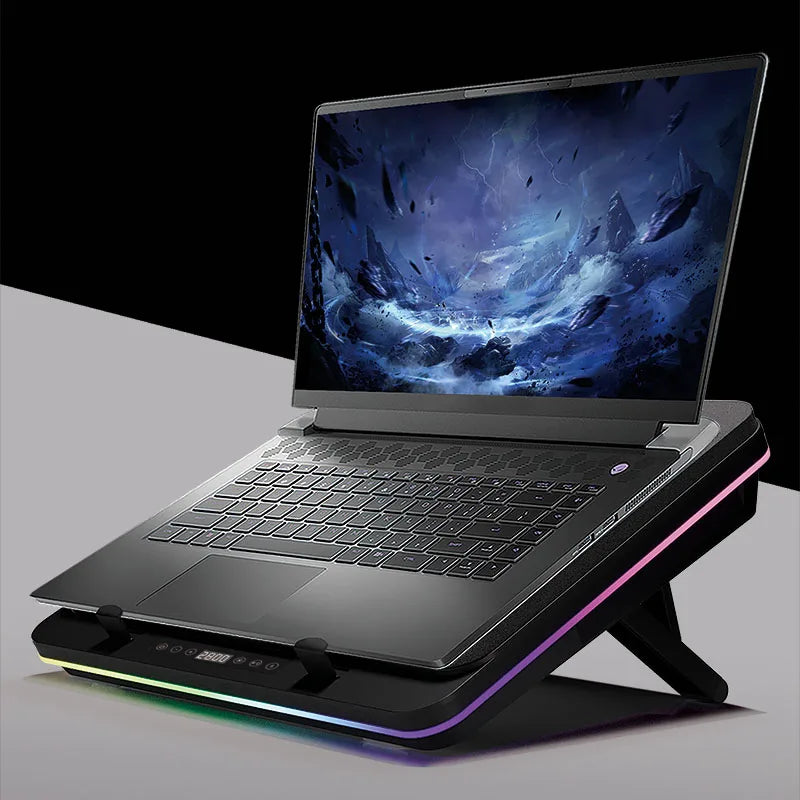 IETS GT600 Gaming Laptop Cooling Stand – Turbofan, 7-Level Height, 14–19"