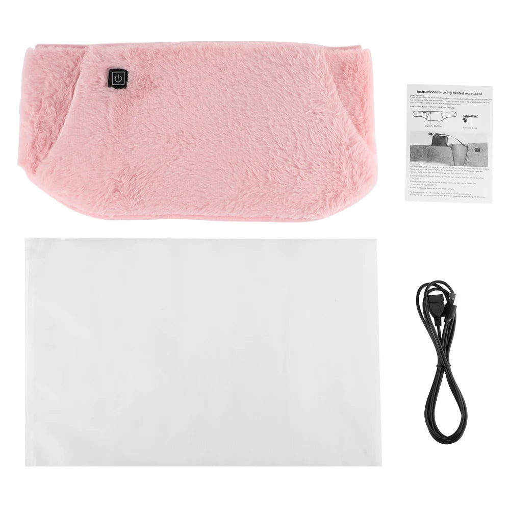 USB Rechargeable Electric Heating Pad – 3-Level Abdominal & Hand Warmer