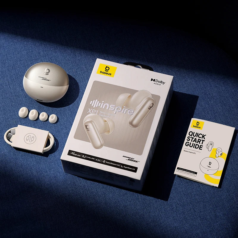 Baseus Inspire XP1 ANC Earbuds – -50dB, Dolby Spatial Audio