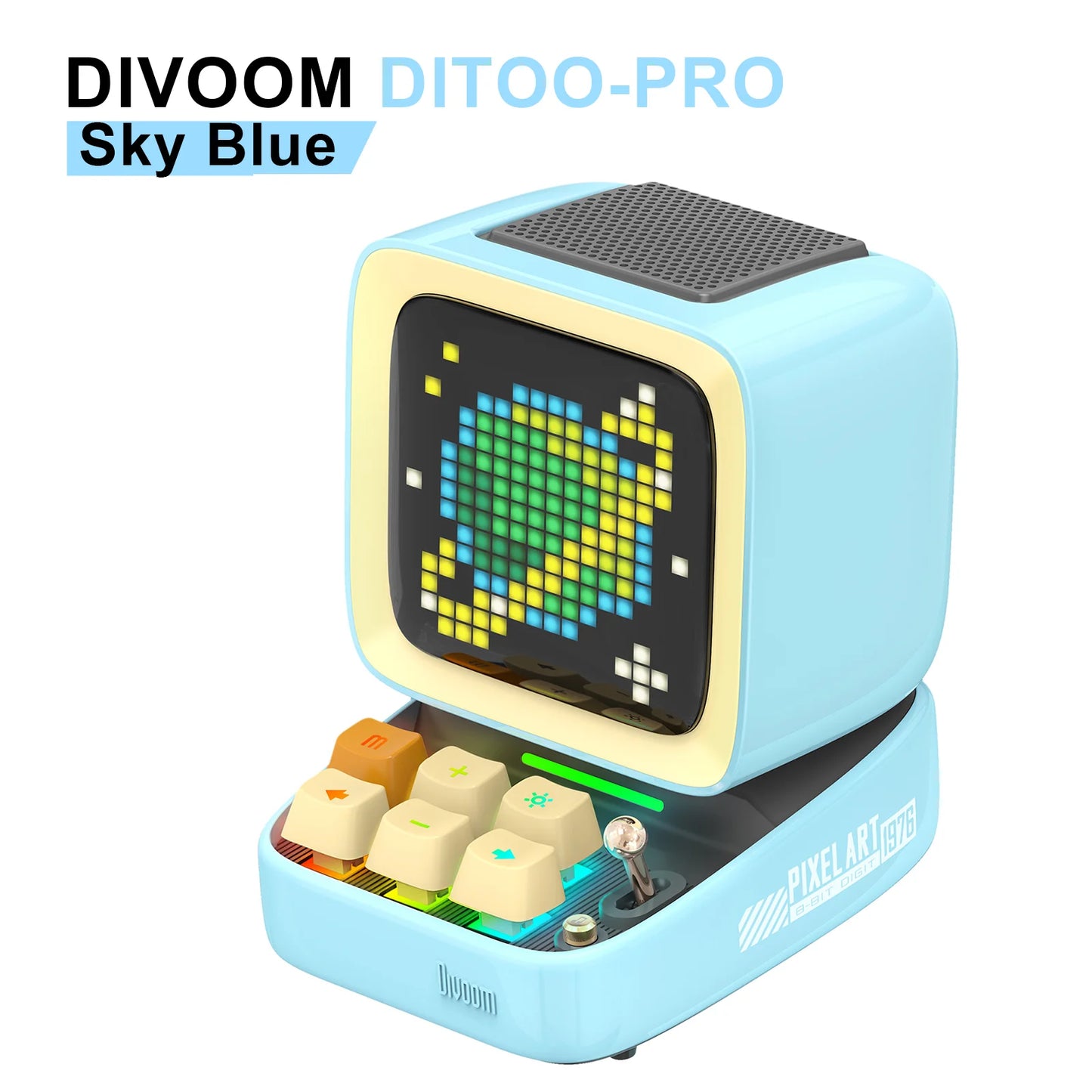 Divoom Ditoo-Pro Retro Pixel Art Bluetooth Speaker with Alarm Clock