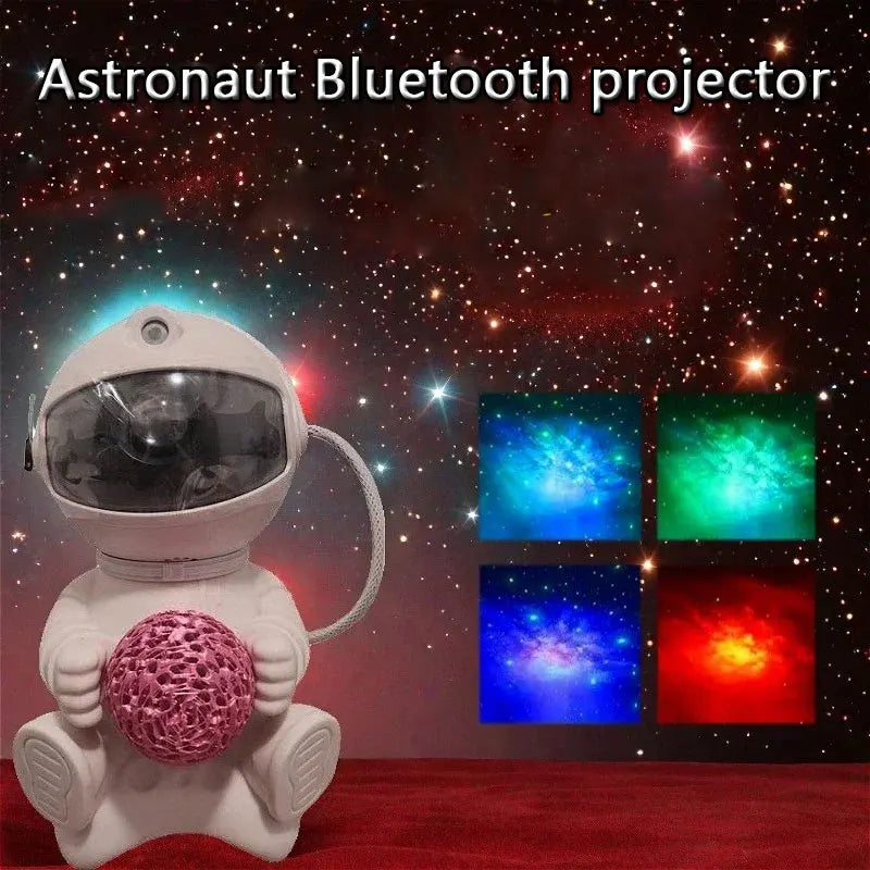 Astronaut Starry Nebula Galaxy Projector – LED Ceiling Lamp for Bedroom